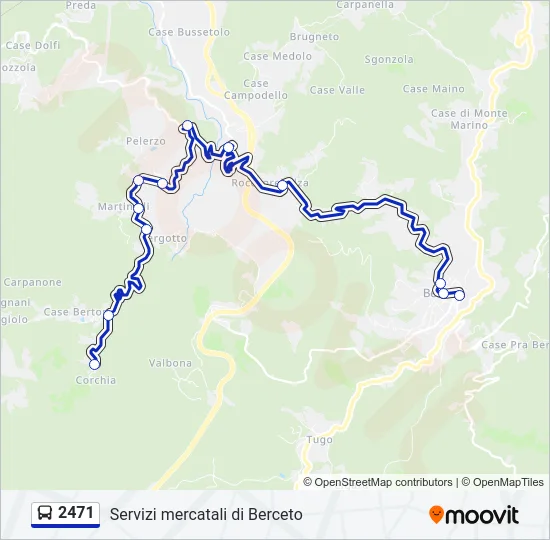 2471 Bus Line Map
