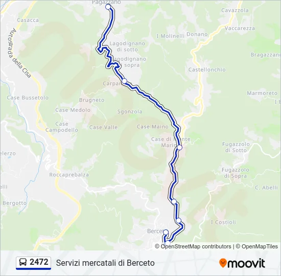 2472 Bus Line Map