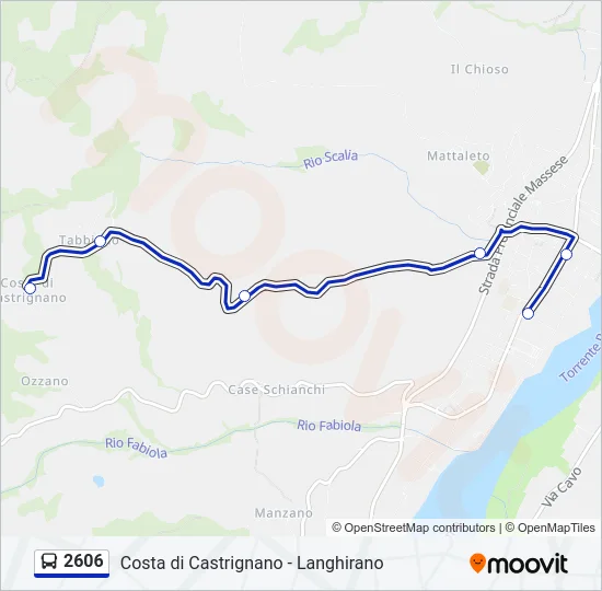 2606 Bus Line Map
