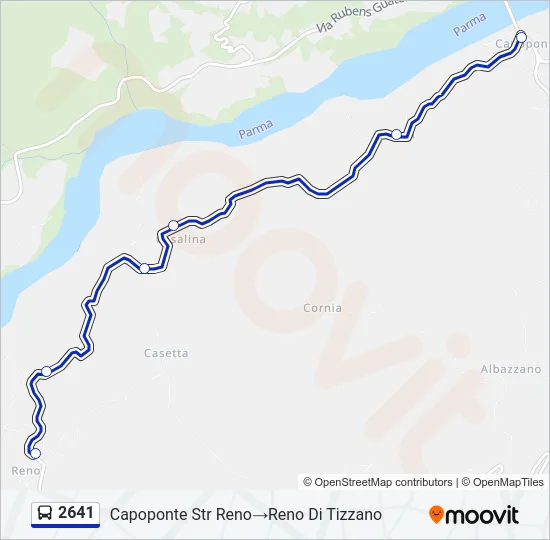2641 Bus Line Map