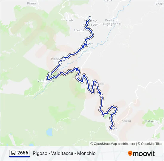 2656 Bus Line Map