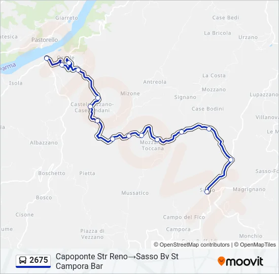 2675 Bus Line Map