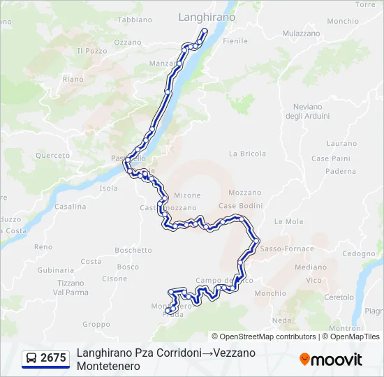 2675 Bus Line Map