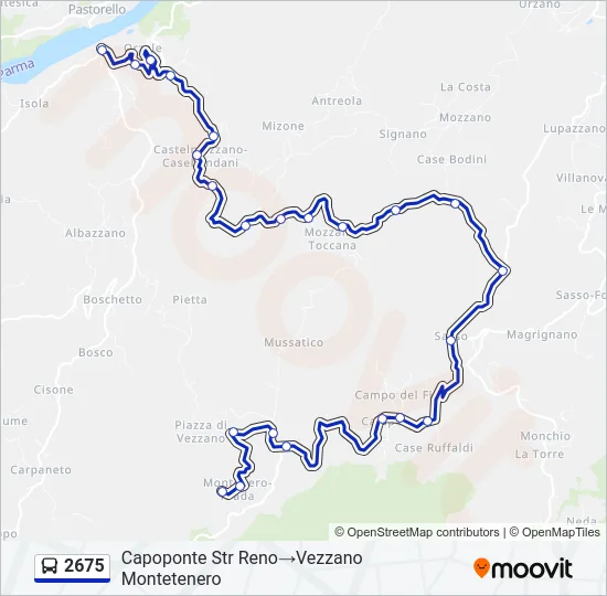 2675 Bus Line Map