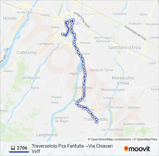 2706 Bus Line Map