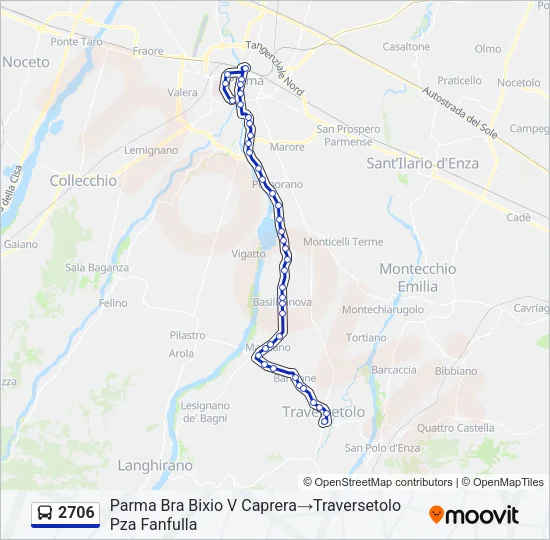 2706 Bus Line Map