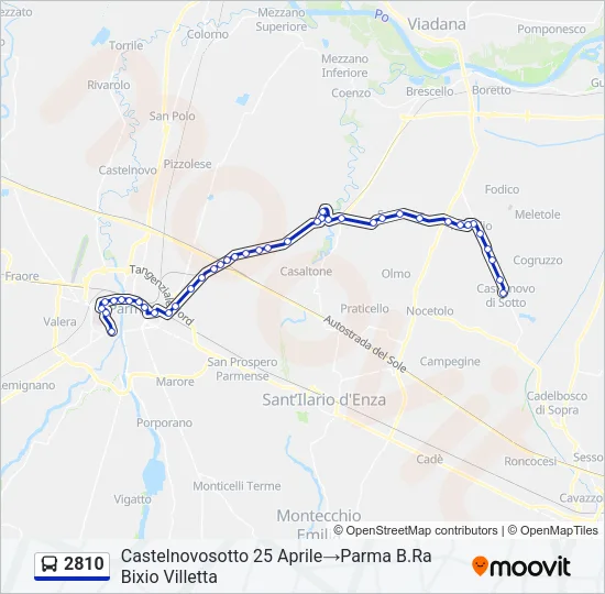 2810 Bus Line Map