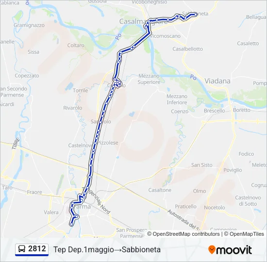 2812 Bus Line Map