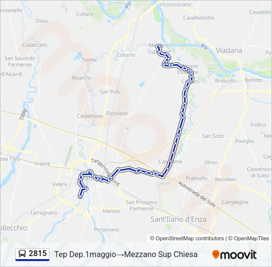 2815 Bus Line Map