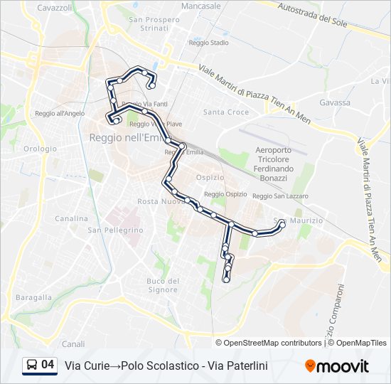 04 bus Line Map