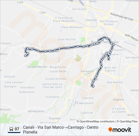 07 bus Line Map