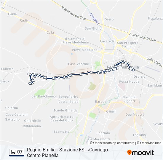 07 bus Line Map