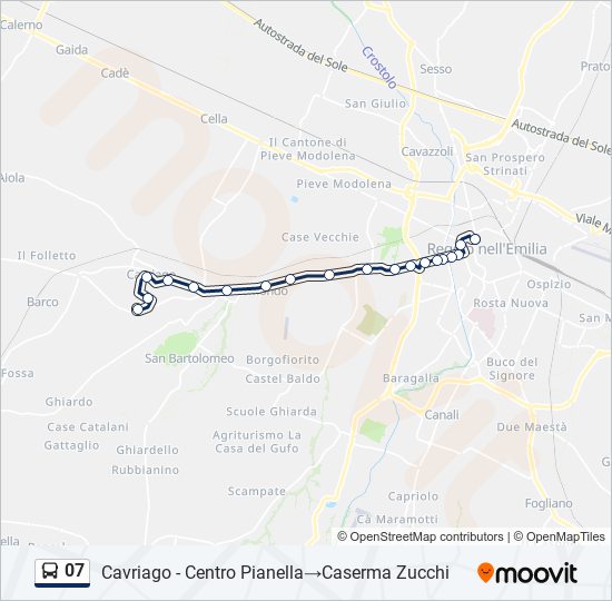 07 bus Line Map