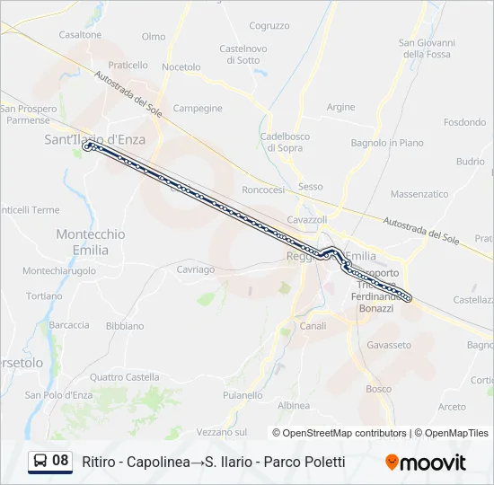 08 Bus Line Map