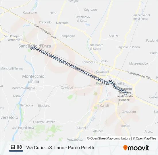 08 Bus Line Map
