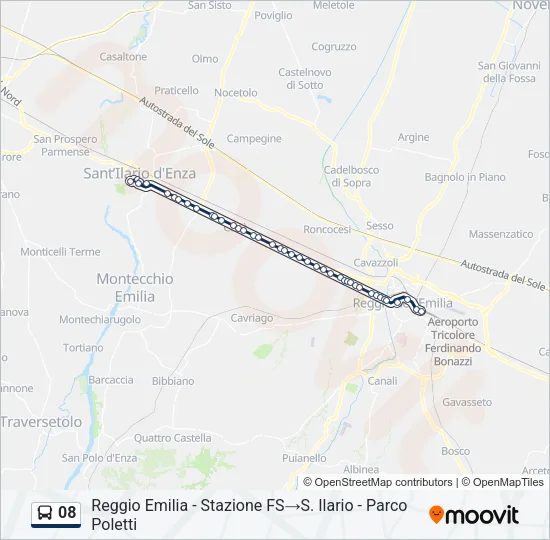08 Bus Line Map