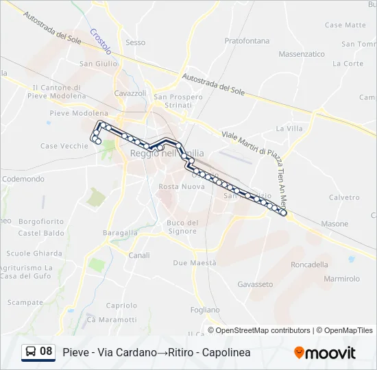 08 Bus Line Map