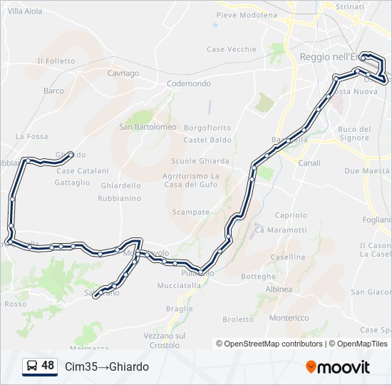 48 bus Line Map