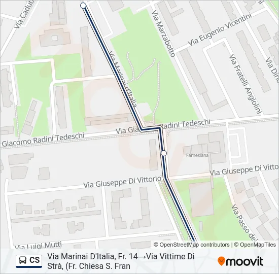 CS Bus Line Map