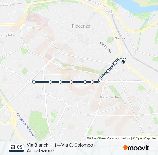 CS Bus Line Map