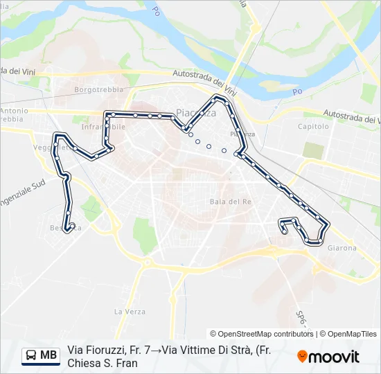MB Bus Line Map
