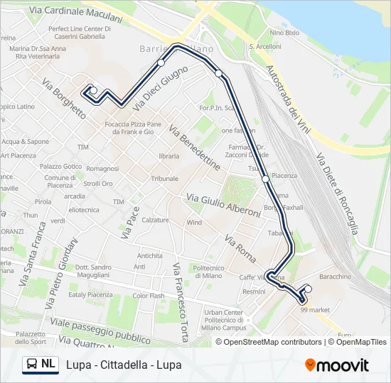 NL Bus Line Map