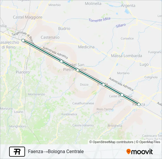 R Train Line Map