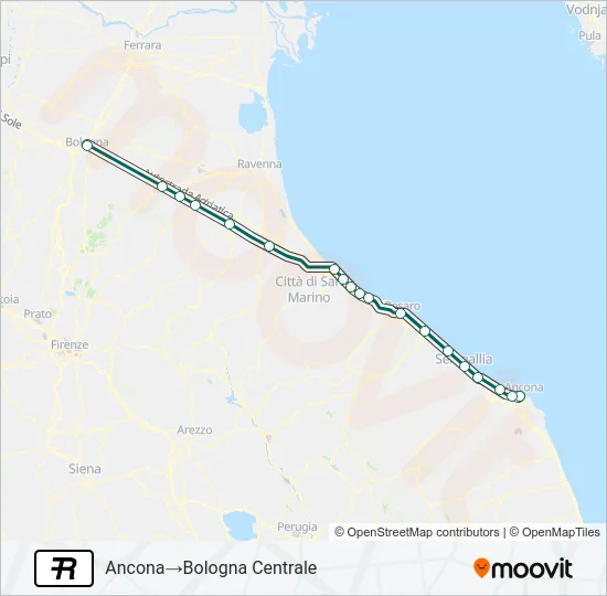 R Train Line Map