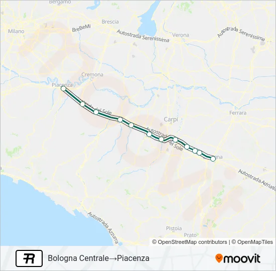 R Train Line Map