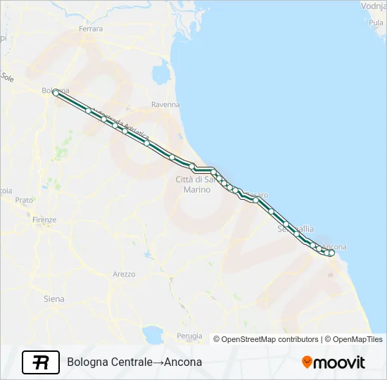 R Train Line Map