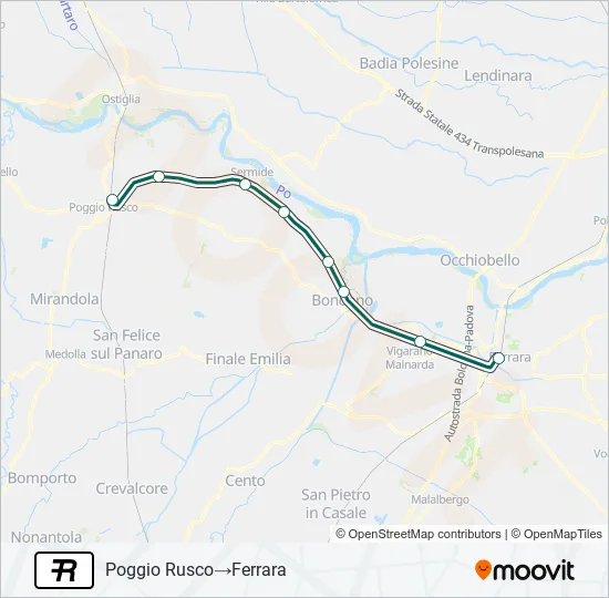 R Train Line Map