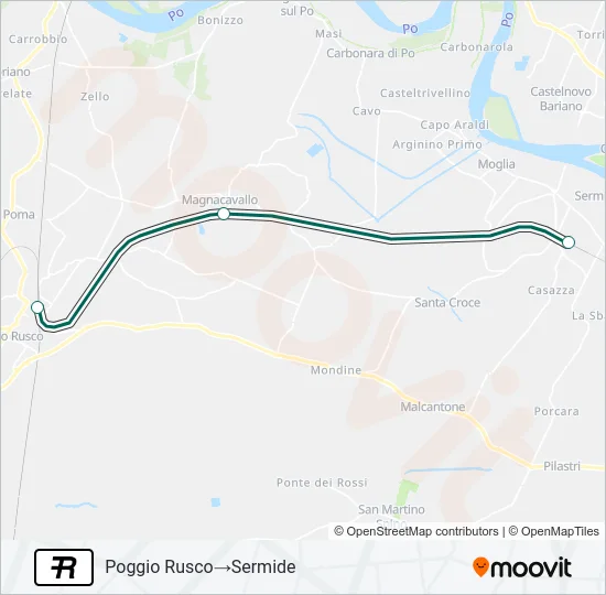 R Train Line Map