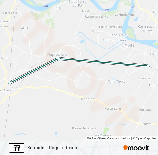 R Train Line Map