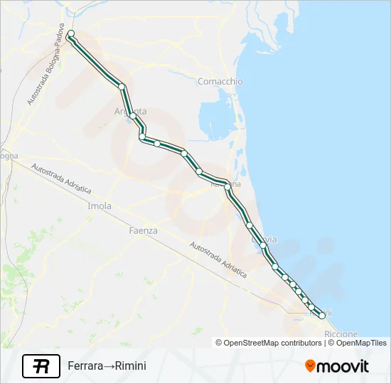 R Train Line Map