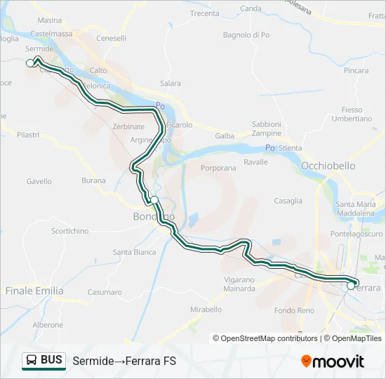 BUS Line Map