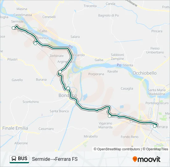 BUS Line Map