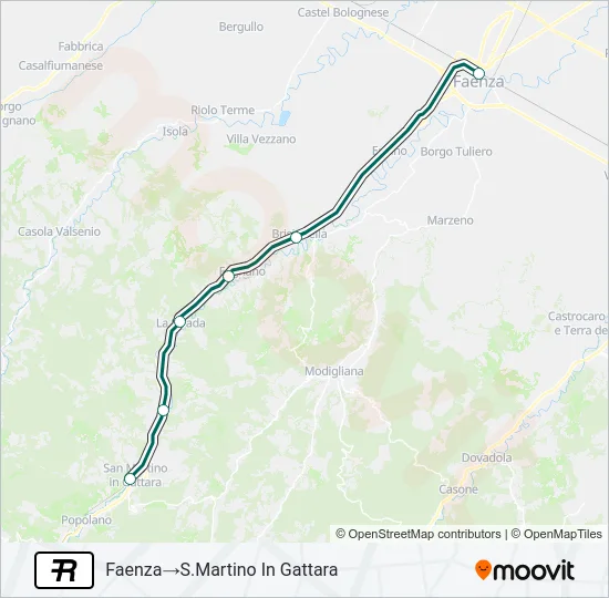 R Train Line Map