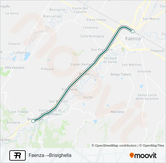 R Train Line Map