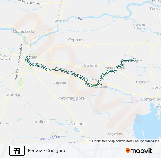 R Train Line Map