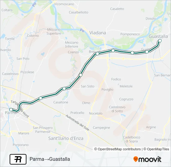 R Train Line Map