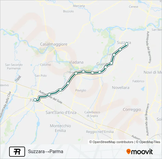 R Train Line Map