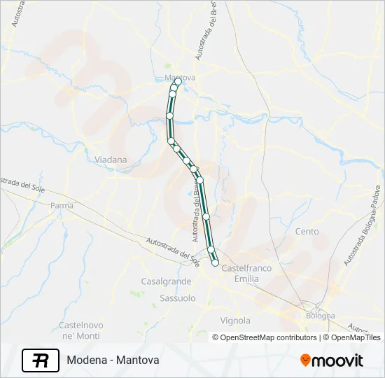 R Train Line Map