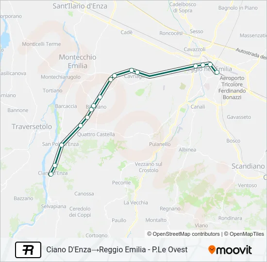 R Train Line Map