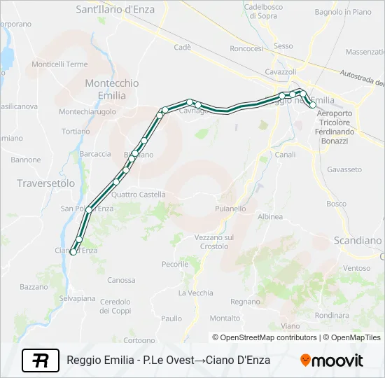 R Train Line Map