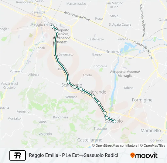 R Train Line Map