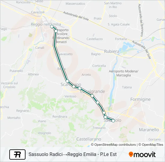 R Train Line Map