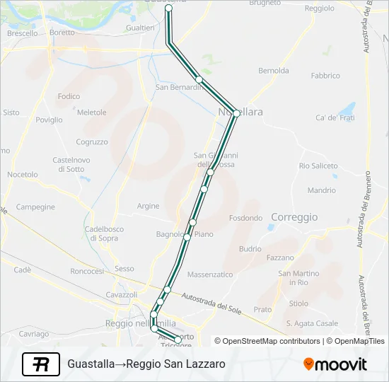 R Train Line Map