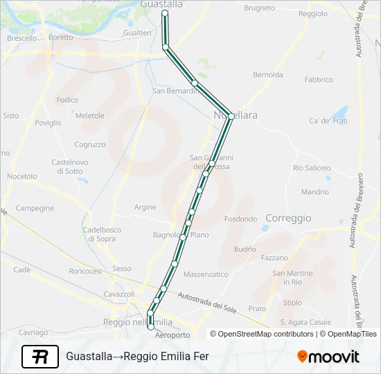 R Train Line Map
