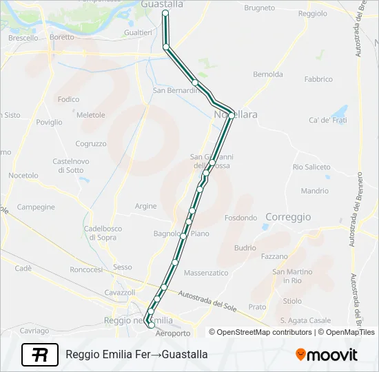 R Train Line Map