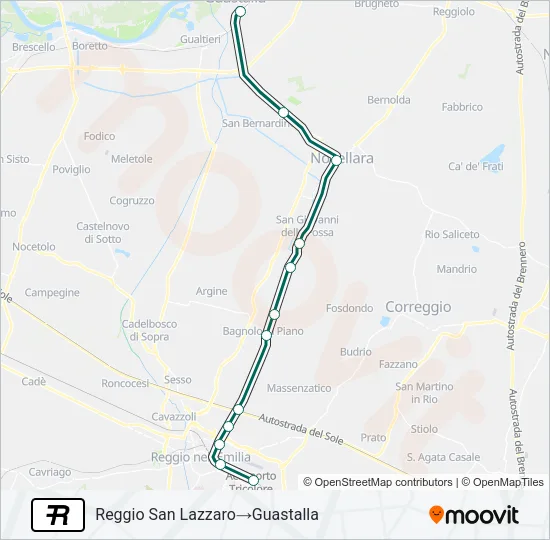 R Train Line Map